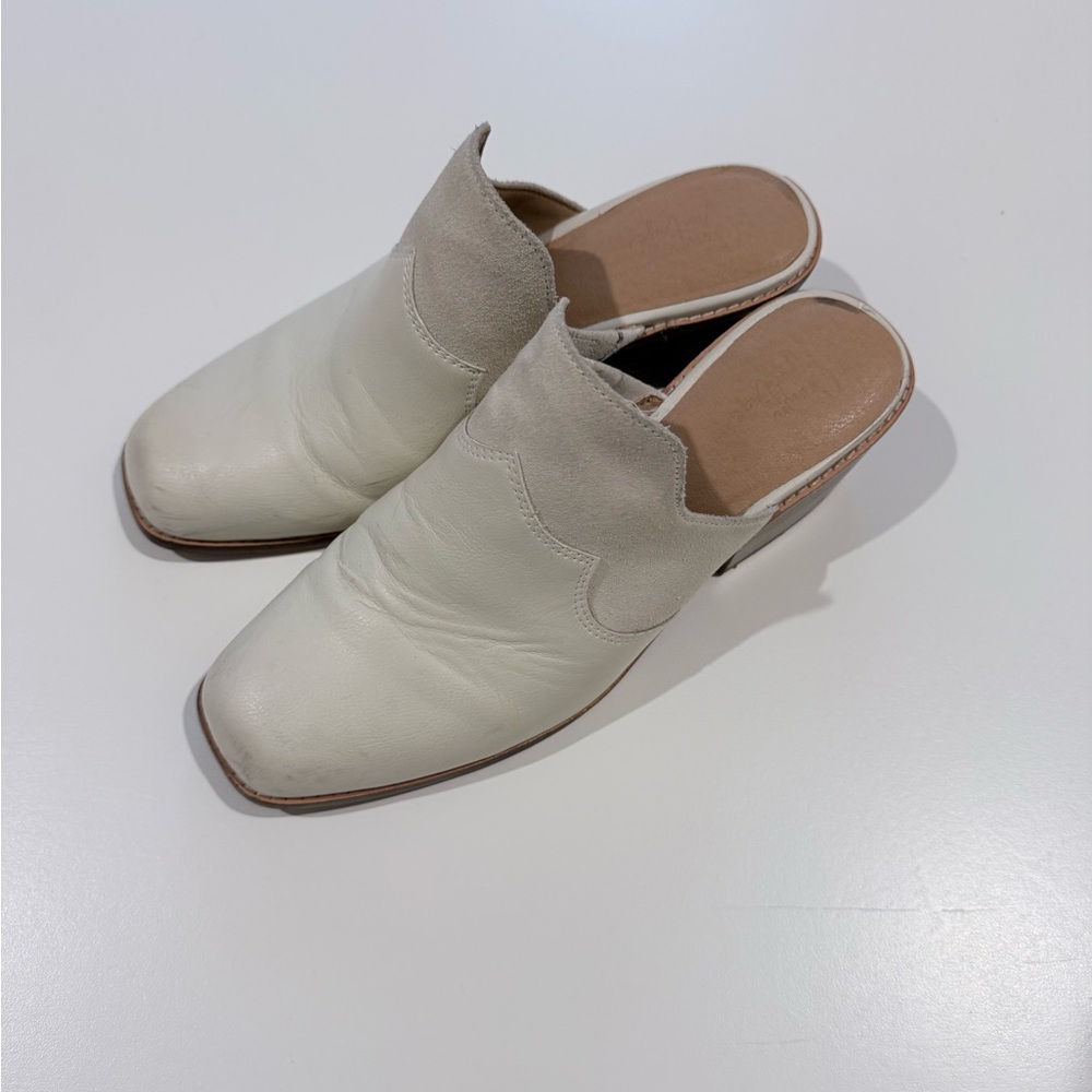 Elegant White Women's Mules